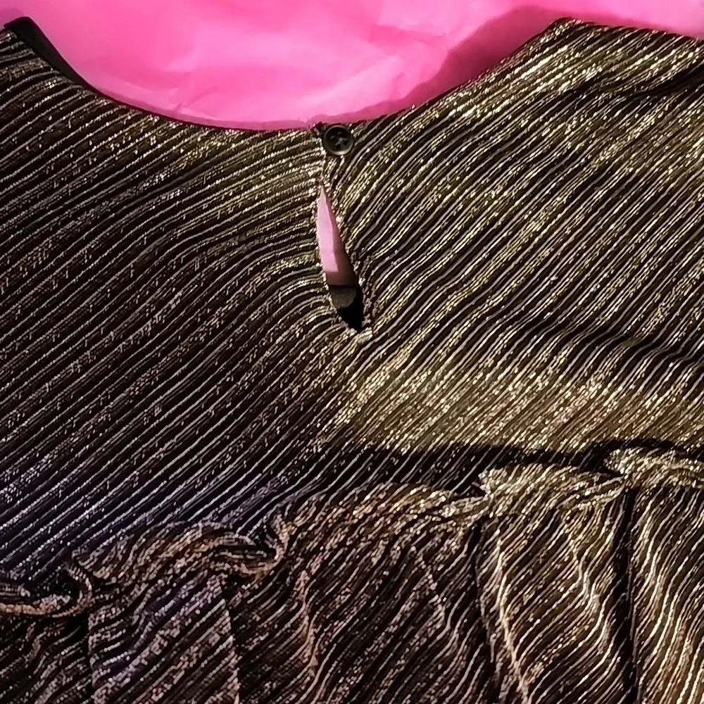 WONDER NATION  GIRLS METALLIC BABYDOLL DRESS 👗 - Picture 9 of 9